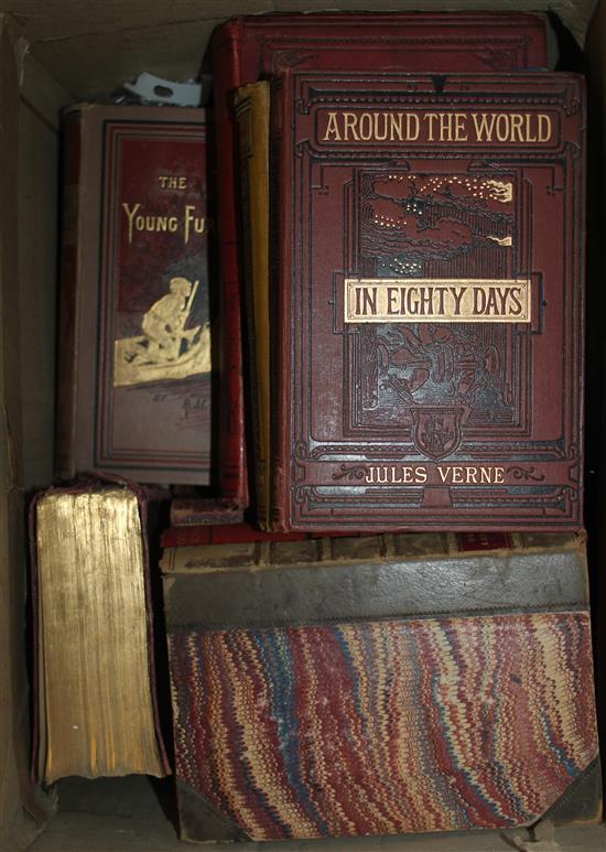 Literary books- 4 works by Jules Verne & others
